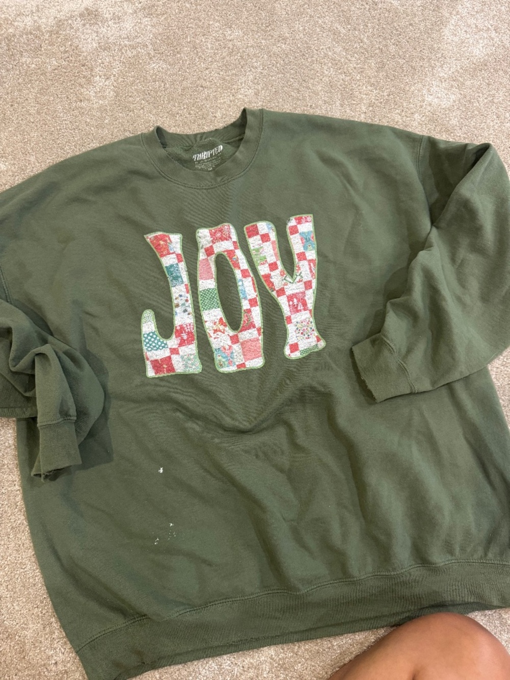 JOY SWEATSHIRT, VINTAGE/WORN IN FEEL